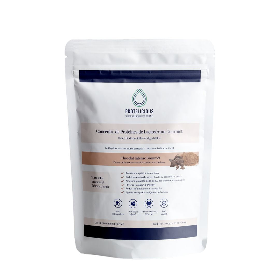 Concentrés de Protéines de Lactosérum - Chocolat Intense Gourmet | 500g