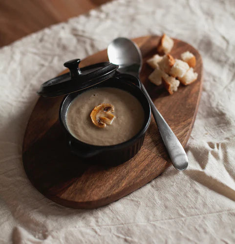 Soupe Crémeuse aux Champignons