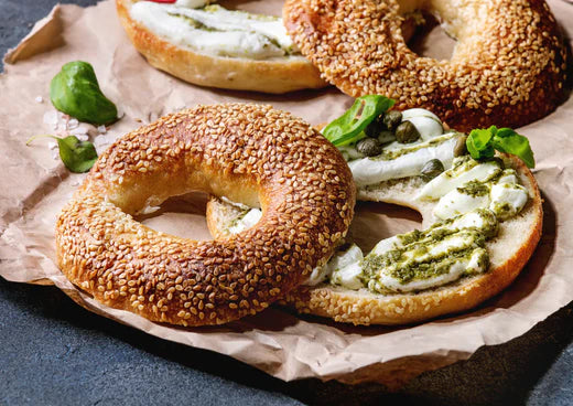 Bagels au Pesto Suprême