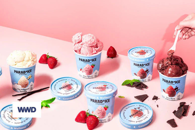 Voici PARAD'ICE, une nouvelle crème glacée protéinée de Protelicious